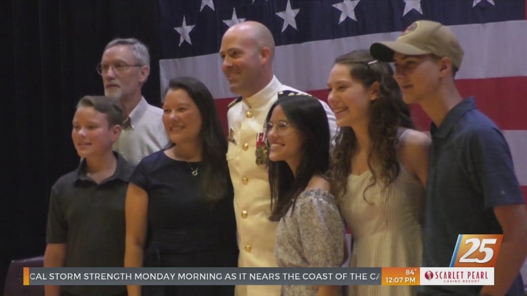 Change Of Command Ceremony For Seabees