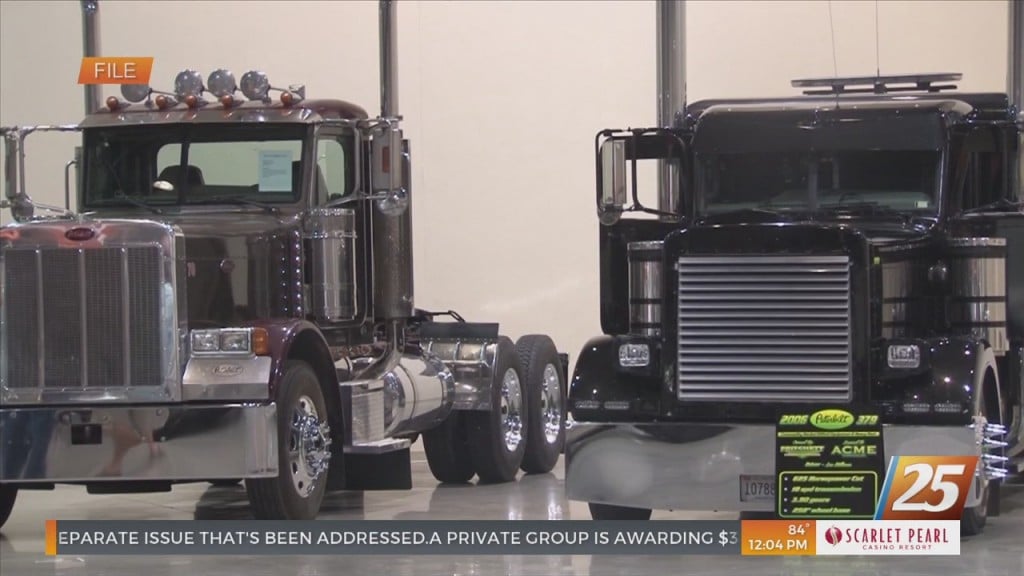 Final Preps For Big Rig Truck Show Underway