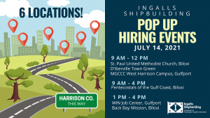 Ingalls Pop Up Hiring Events 2