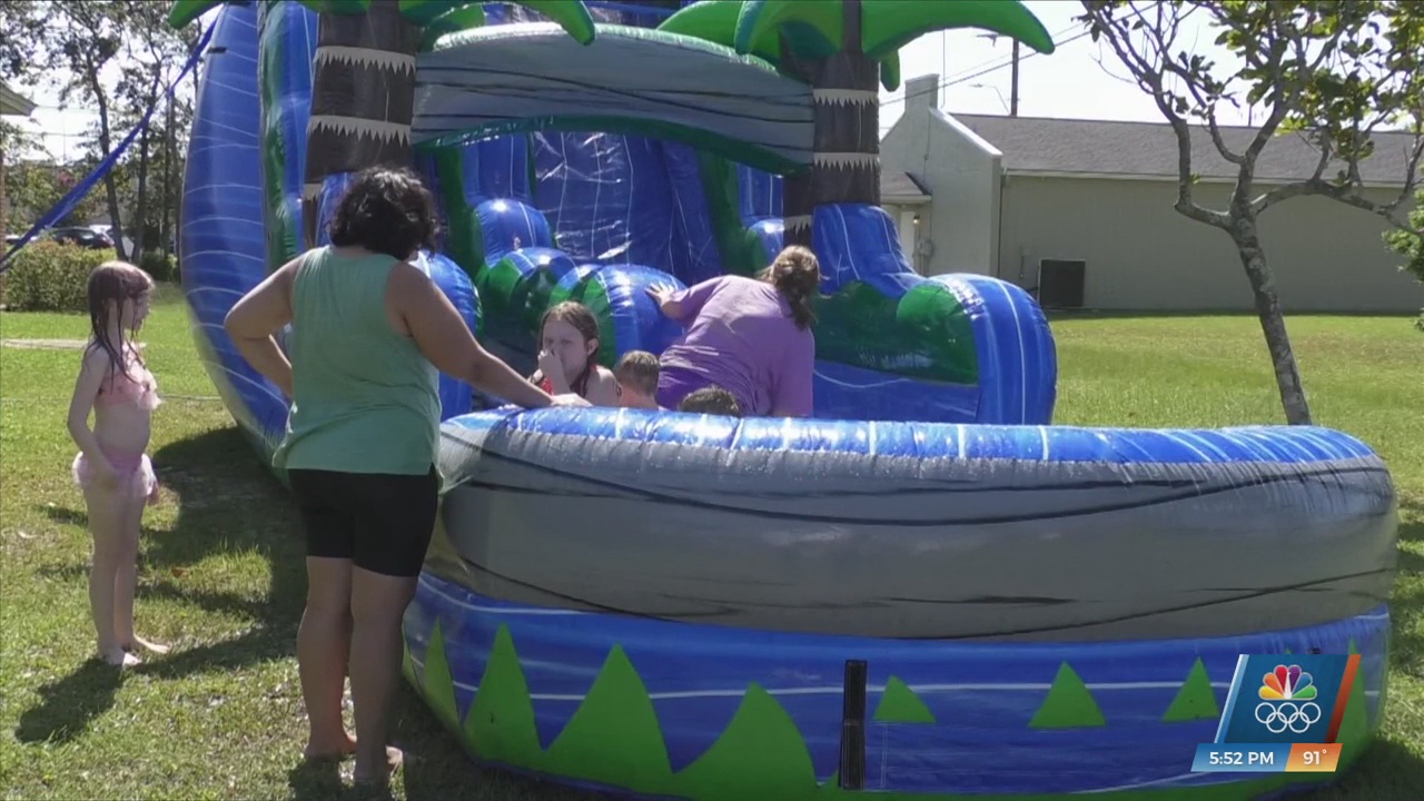 Cooling off at the Summer Enrichment Fun Day - Vimarsana News