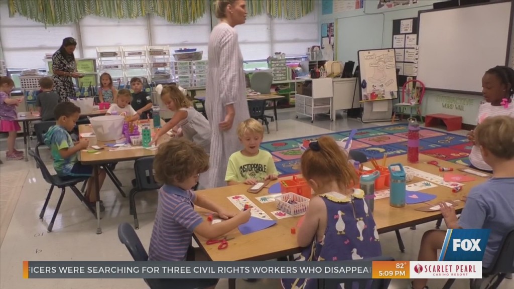Bayou View Elementary Holds Kindergarten Camp To Help Ease Kids Into School Year