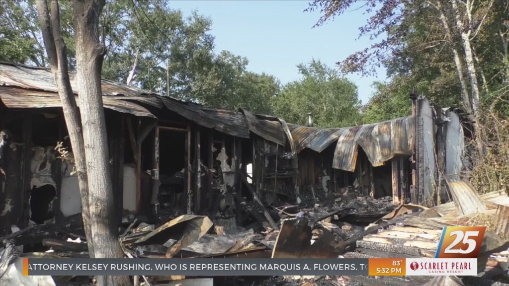 Ocean Springs House Destroyed In Fire On Tuesday
