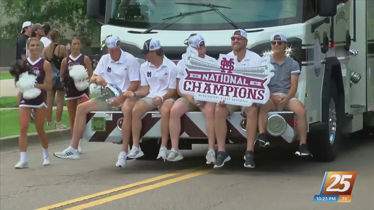 Mississippi State celebrates national championship - WXXV News 25