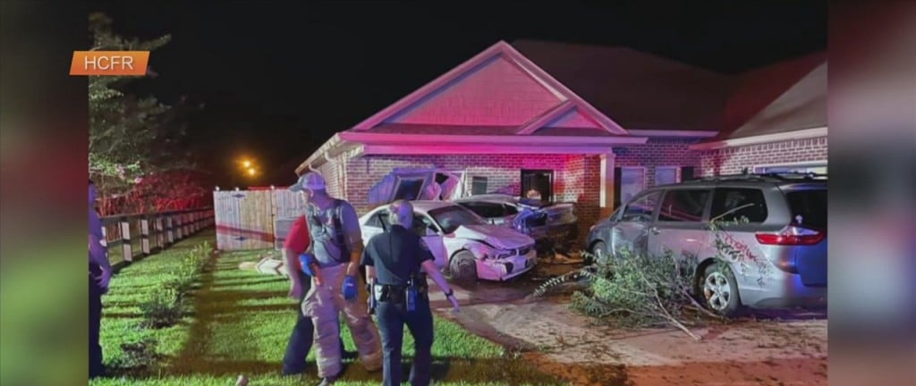 Car Drives Into Home On Landon Road In Harrison County