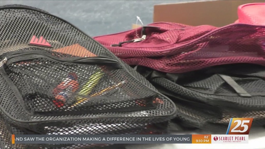 Backpack Giveaway For Local Students At St. Paul United Methodist Church In Moss Point