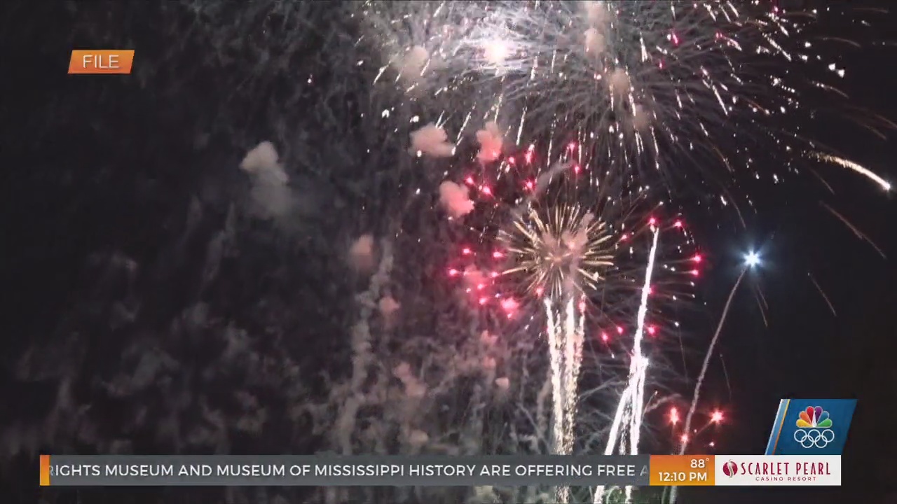 City of Gulfport Fireworks Display at Jones Park WXXV News 25