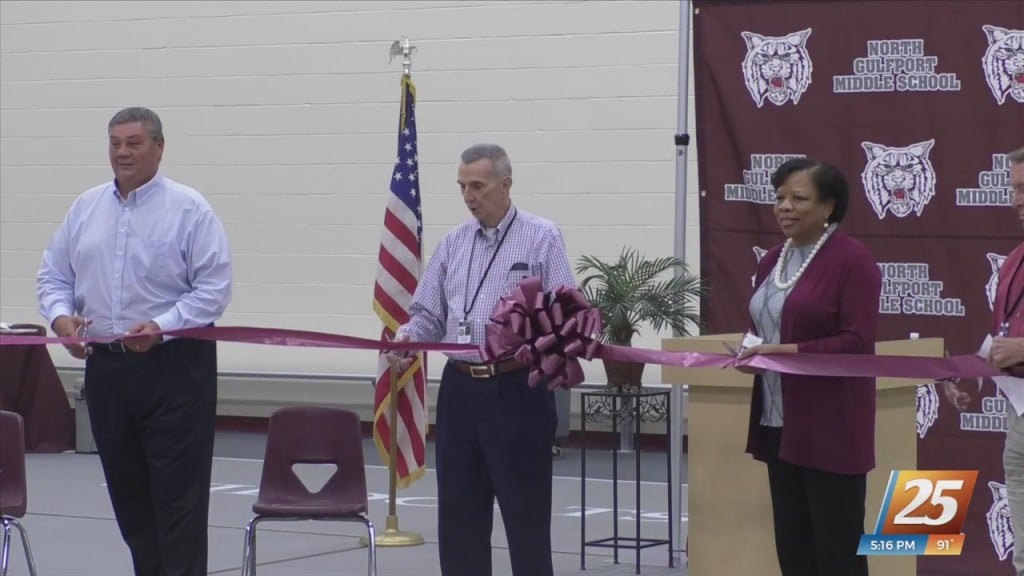 Dedication Ceremony For Updated North Gulfport Elementary And Middle School