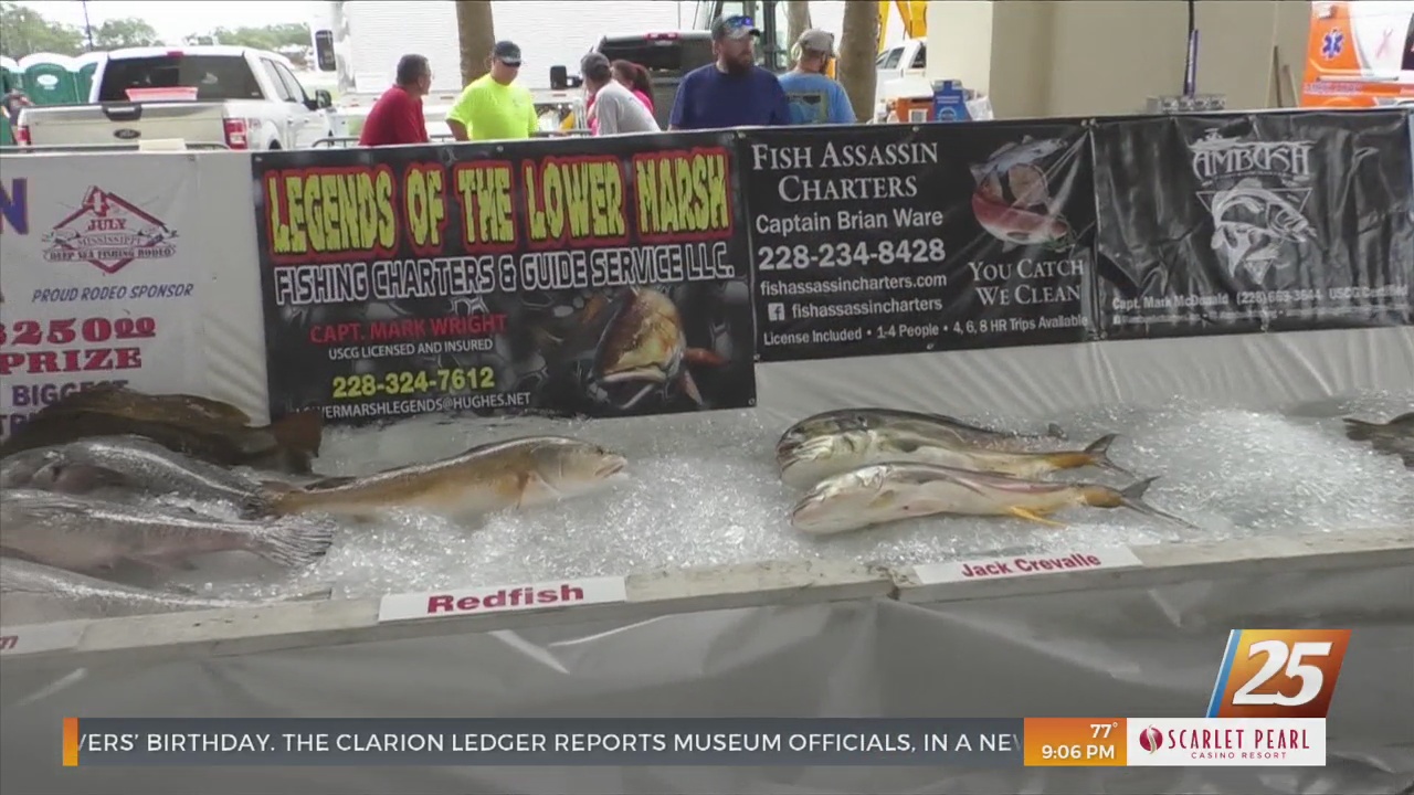 The Mississippi Deep Sea Fishing Rodeo continues at Jones Park WXXV