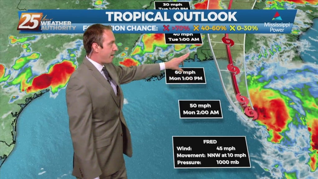 08/15 Ryan's "ts Fred Update" Sunday Night Forecast