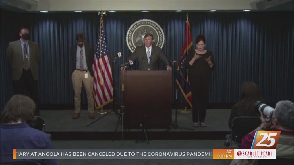Governor Reeves Holds Covid 19 Press Conference