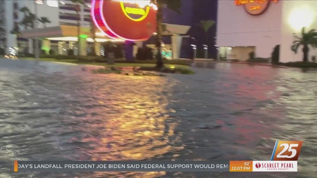 Flooding At The Hard Rock Casino In Biloxi