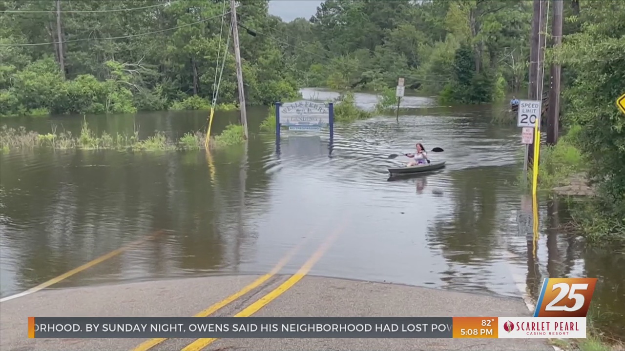 Serious flooding in many areas of Harrison County - WXXV News 25