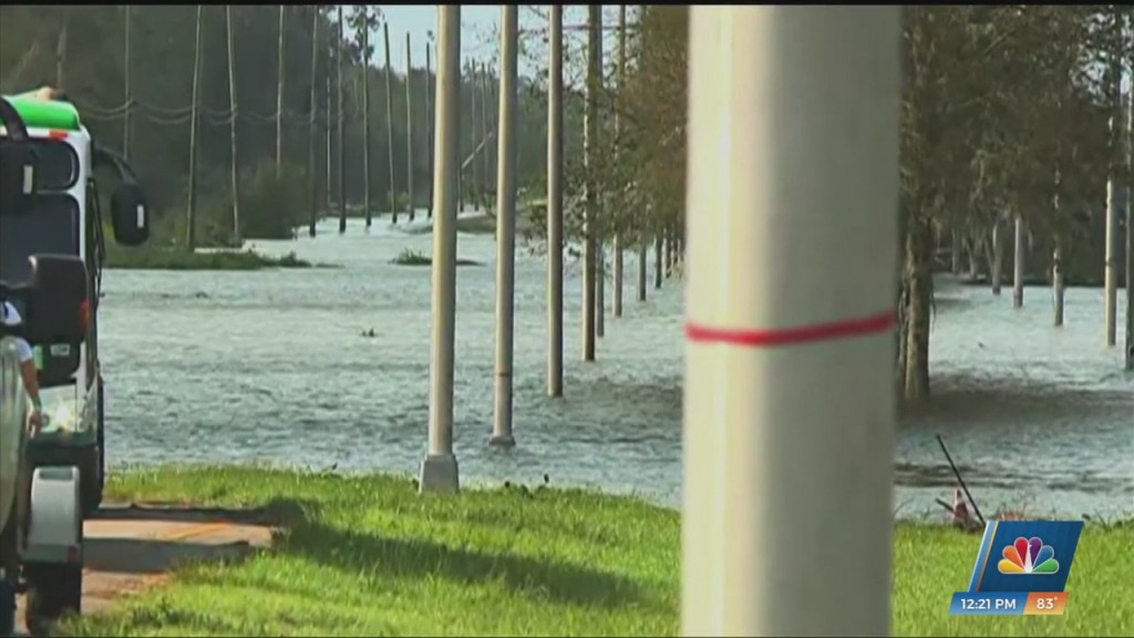 Flooding In Lafitte, Louisiana