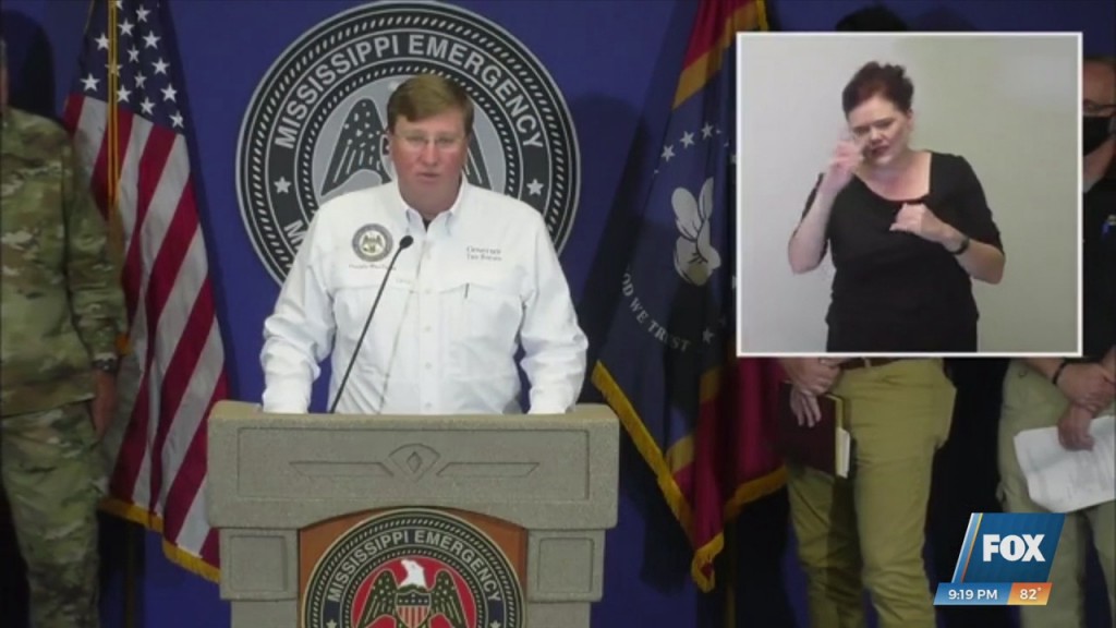 Governor Reeves Talks To Mississippi In The Aftermath Of Hurricane Ida