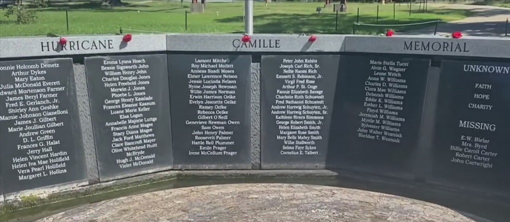 Camille Memorial Located East Of The Biloxi Small Craft Harbor