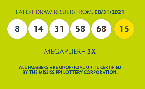 Mega Millions Winning Numbers For August 31st 2021 Wxxv News 25