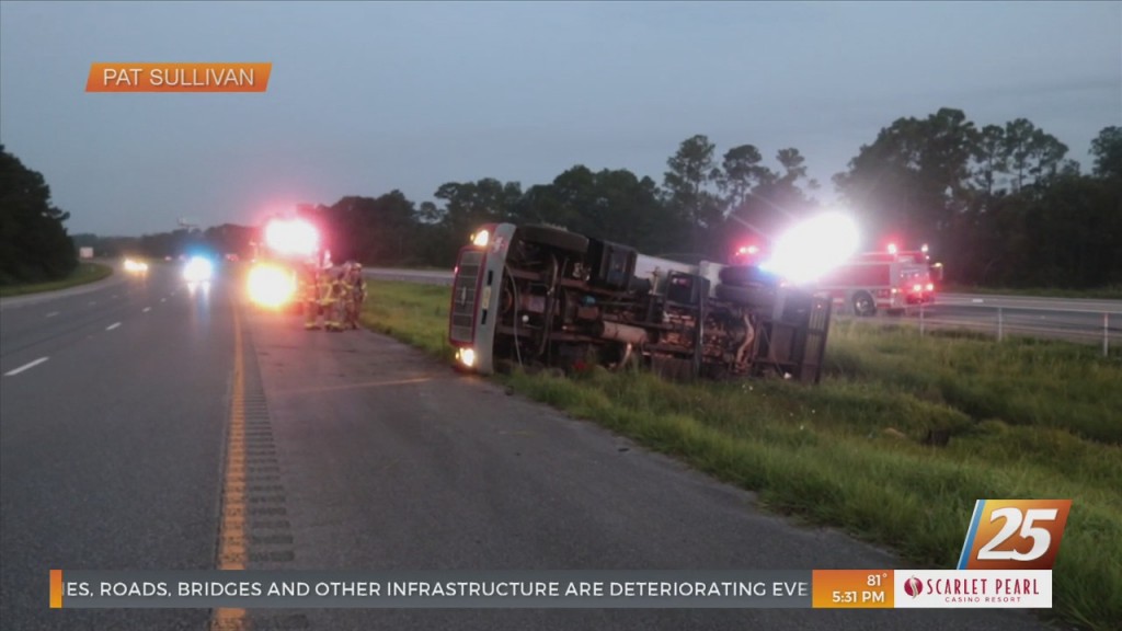 Overturned Fuel Truck Caused Delays On I 10