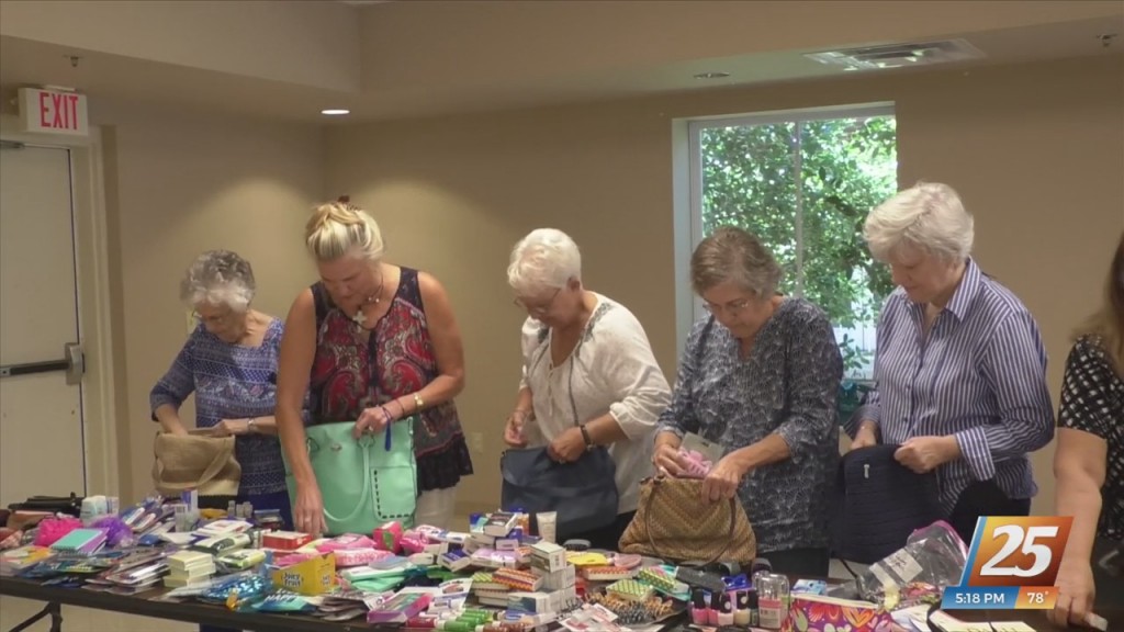 Packing Purses To Help Ladies In Louisiana