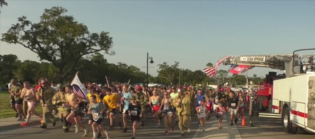 Gulf Coast Residents Run To Remember 9/11 Victims