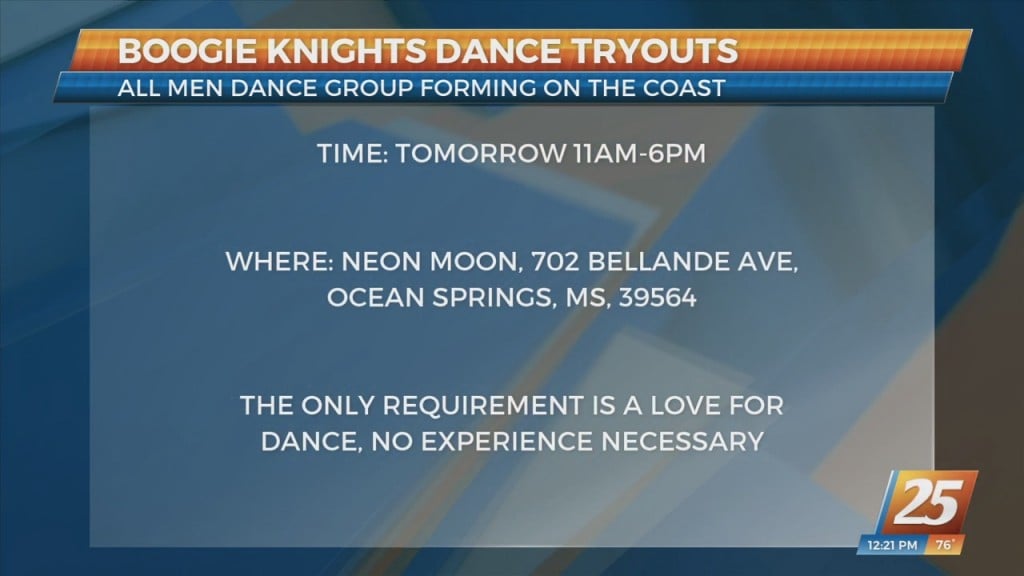 Boogie Knights Dance Tryouts