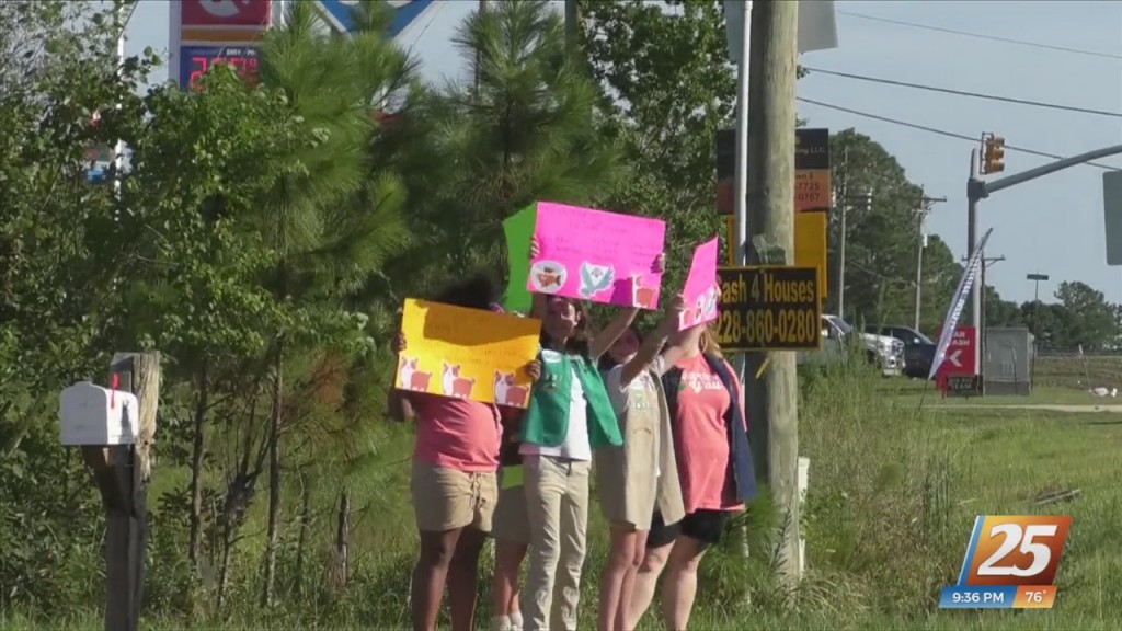 Local Girl Scout Troop Hosts Animal Relief Drive