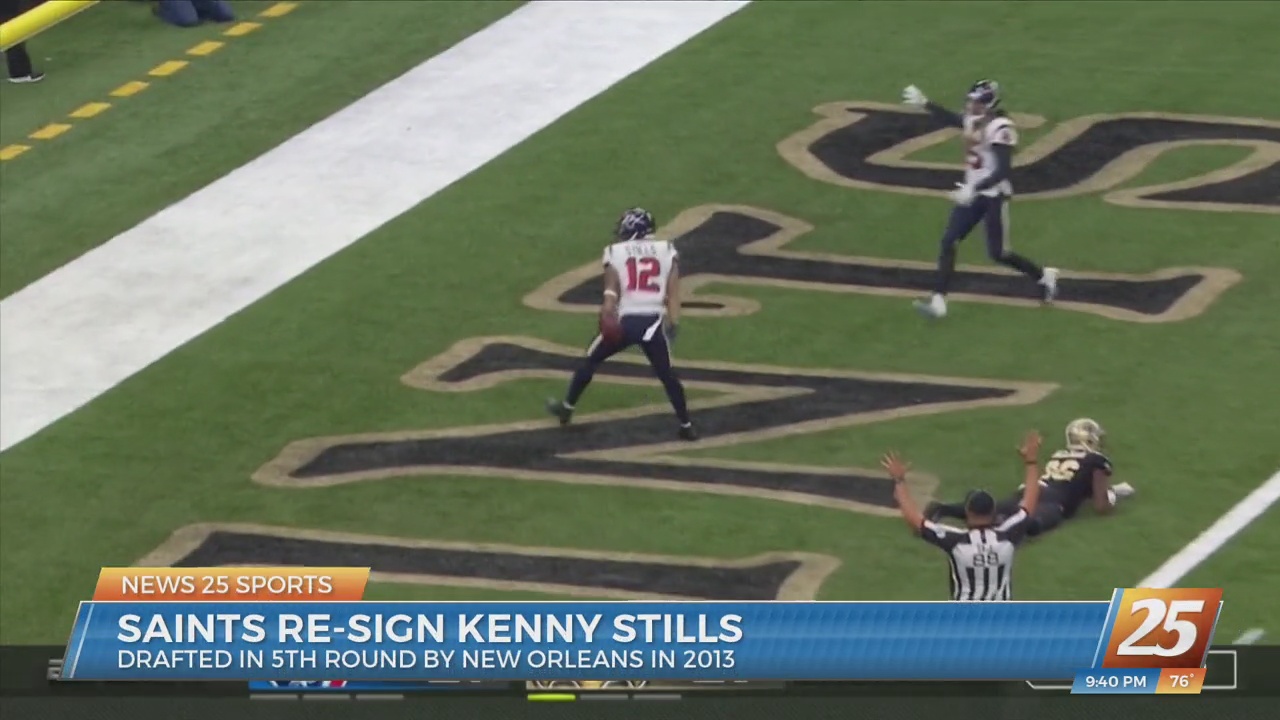 Saints re-sign wide receiver Kenny Stills - WXXV News 25