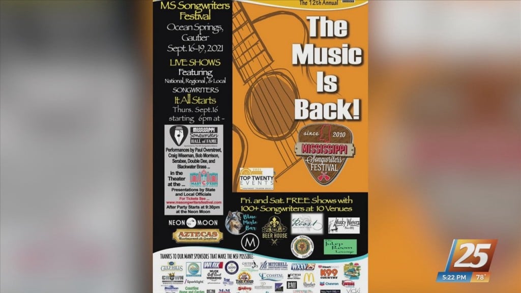 Coast Towns Gear Up For Mississippi Songwriters Festival