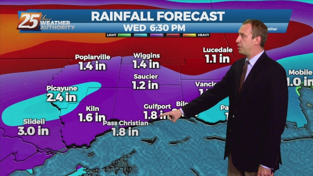 09/14 Ryan's "light Rain" Tuesday Evening Forecast