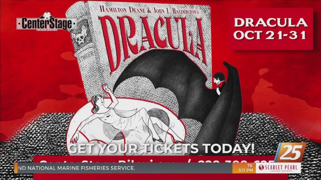 Center Stage Biloxi Showing ‘dracula’ Stage Play