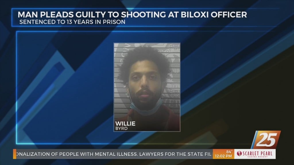 Man Pleads Guilty To Shooting At Biloxi Officer