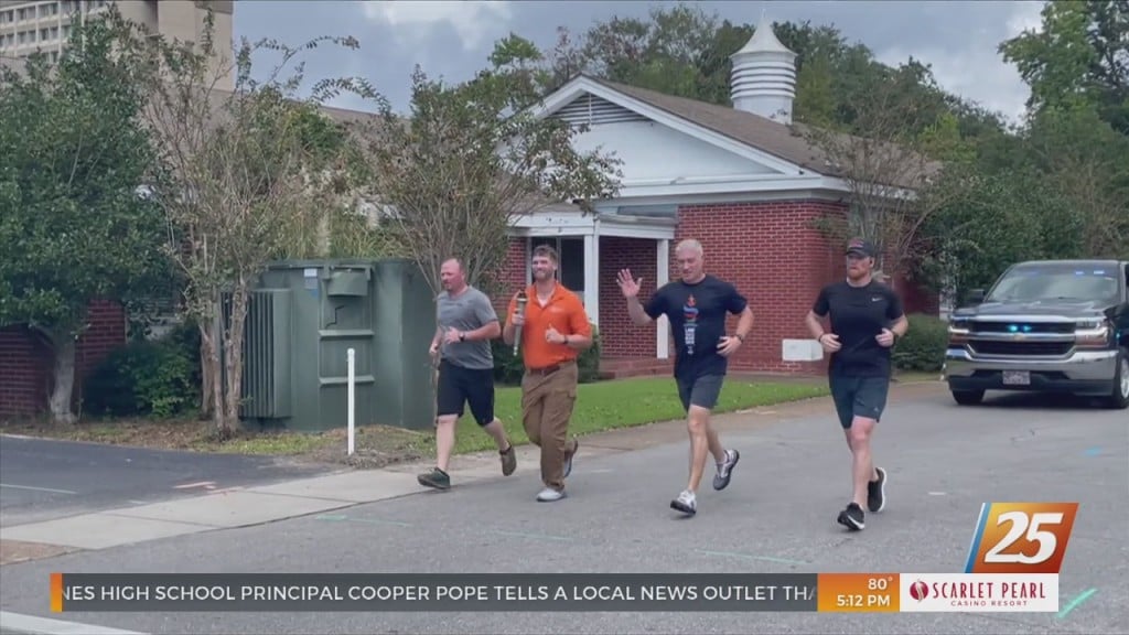 Jackson County Law Enforcement Participate In Special Olympics Torch Run