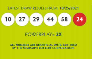 Powerball Winning Numbers For October 25th 2021 Wxxv News 25