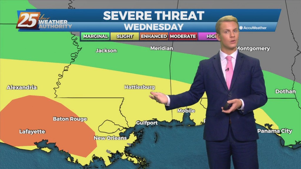 10/27 – Brantly's "evening Severe Weather Threat" Wednesday Forecast