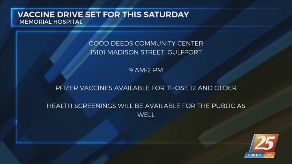 Memorial Hospital Teaming Up With Local Organizations To Hold Covid 19 Vaccine Drive