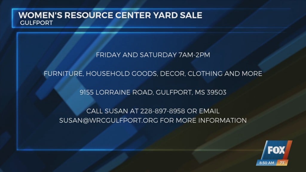 Women’s Resource Center Holding Yard Sale This Weekend