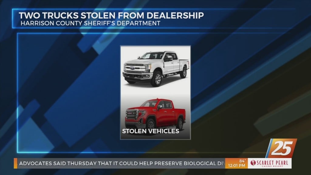 Two Trucks Stolen From Local Dealership In Harrison County