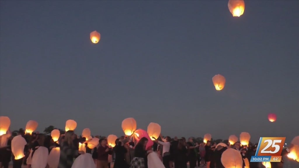 Lantern Release For Abby Bosarge