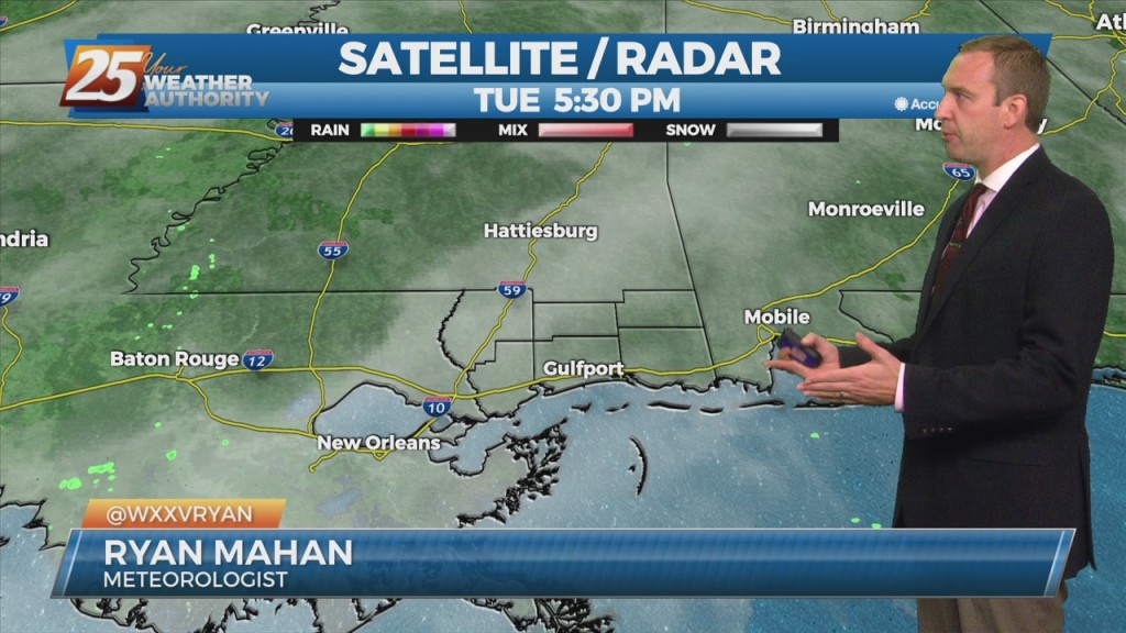 11/09 Ryan's "more Cloudy" Tuesday Evening Forecast