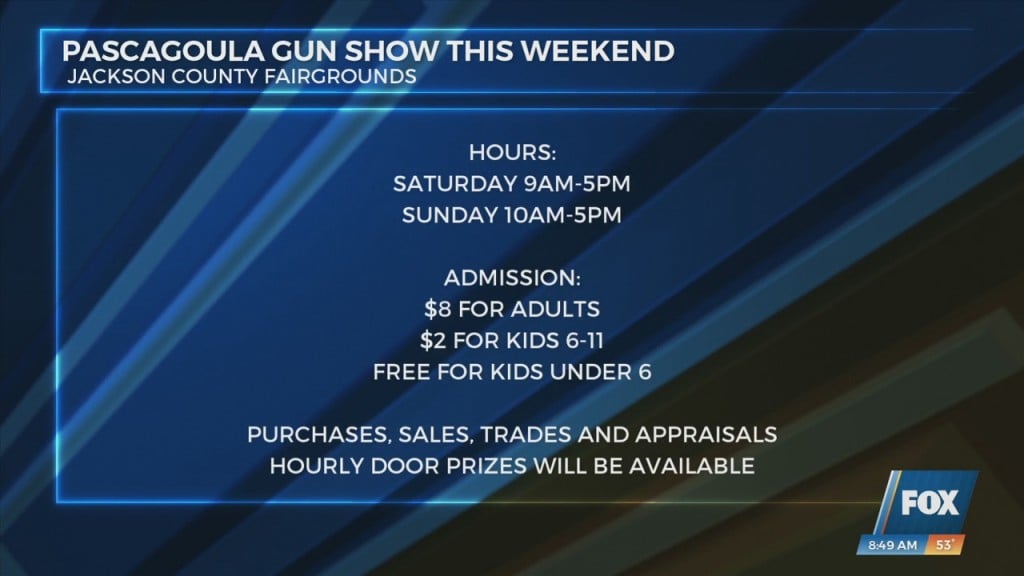 Pascagoula Gun Show This Weekend