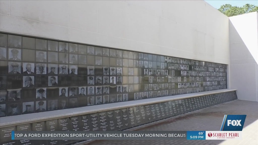 Local Organizations Cleaning Up Vietnam Veterans Memorial In Ocean Springs