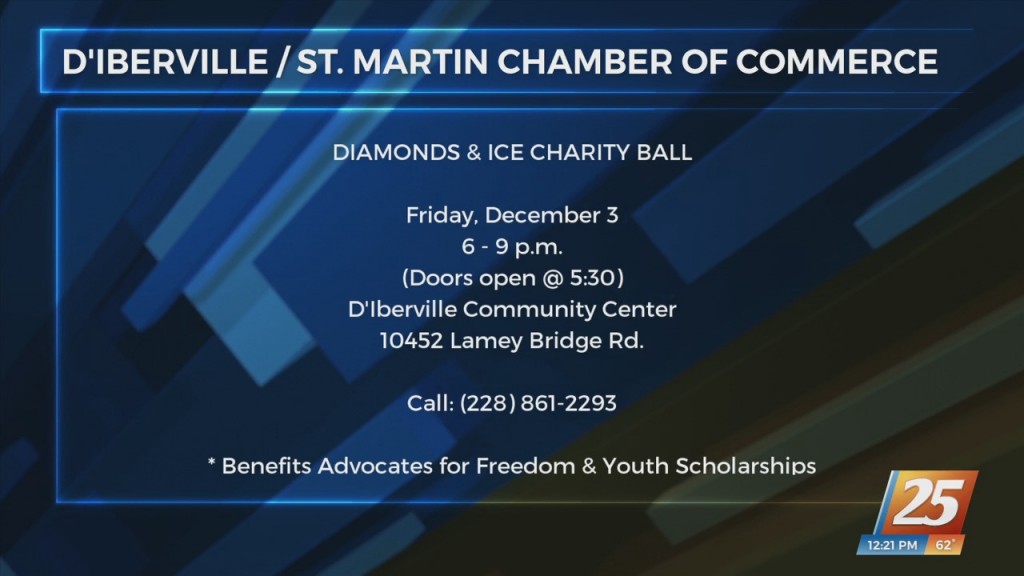 Diamonds And Ice Charity Ball Taking Place December 3rd