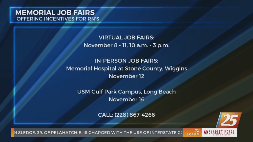 Memorial Hospital Hosting Job Fairs