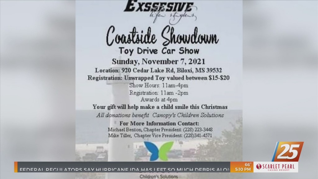 Coast Side Showdown Toy Drive And Car Show Taking Place Sunday