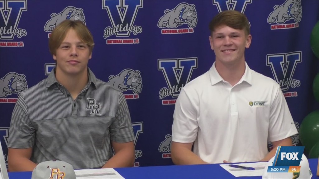 Vancleave Baseball Signing Day: Carson Robb And Max Miller Ink Letters Of Intent