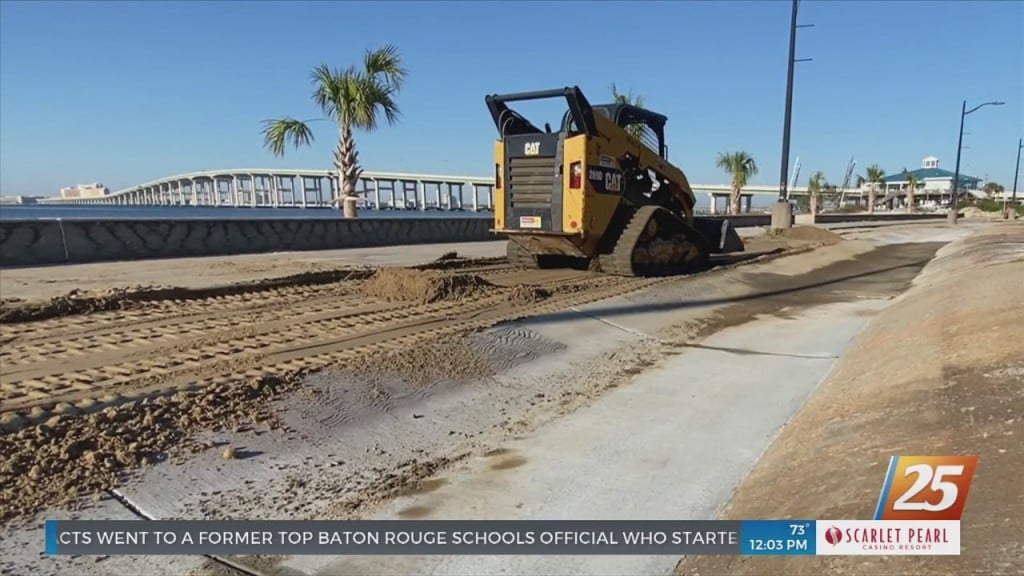 Erosion Control Project On Front Beach In Ocean Springs Nears Completion