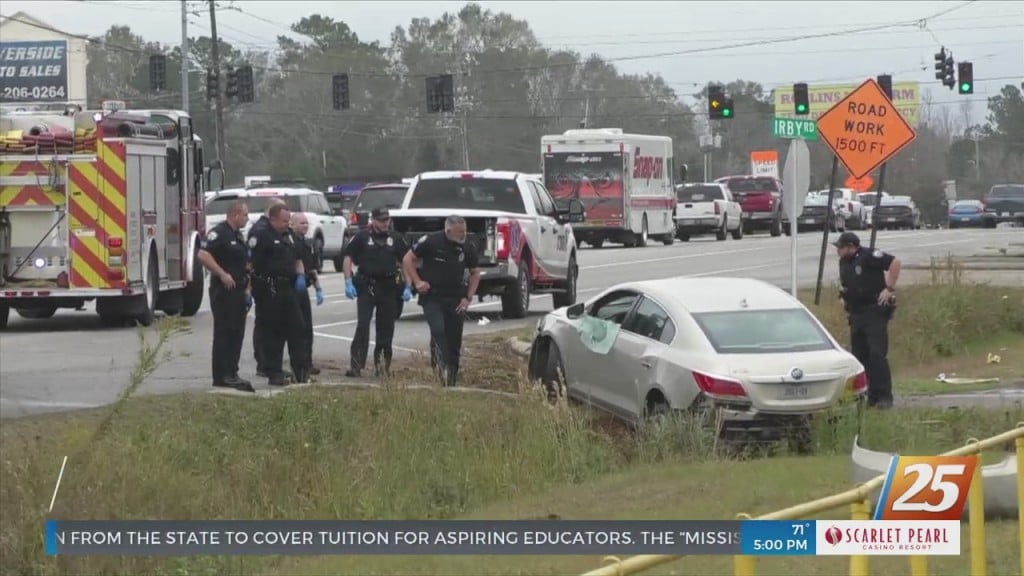 Police Rescue Man In Distress On Highway 49 In Gulfport
