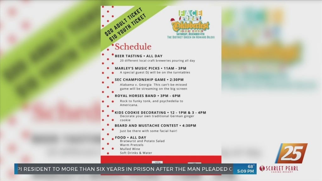 Oktoberfest Holiday Edition Taking Place Saturday In Biloxi