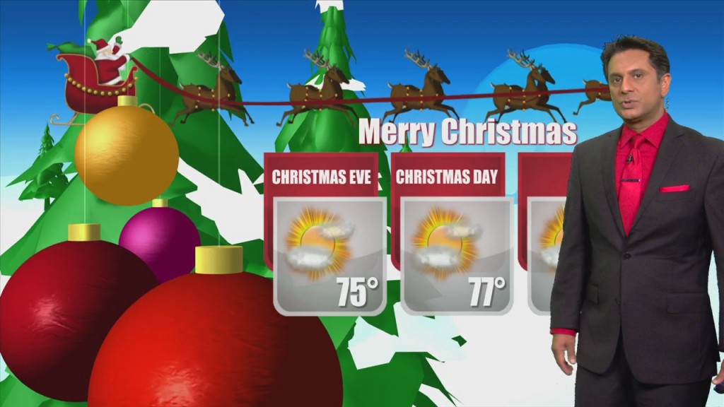 12/24 Rob Knight's "tracking Santa" Christmas Eve Afternoon Forecast