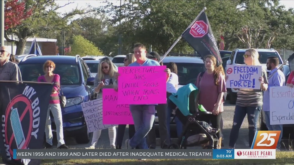 Ms Against Mandates Host Rally After Federal Judge Blocks Vaccine Mandate For Healthcare Workers