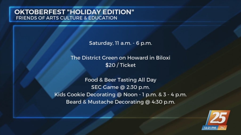 Oktoberfest Holiday Edition Taking Place Saturday In Biloxi